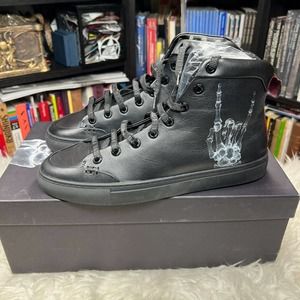 BALLY HELSA X SWIZZ BEATZ X SHOK 1 WOMENS SNEAKERS BLACK SIZE 9.5 FUNK